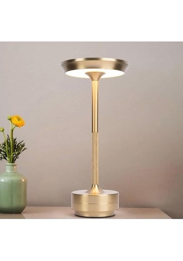 Cata Toronto Şarjlı Masa Lambası Gold Dokunmatik Ct-8438 1 Adet