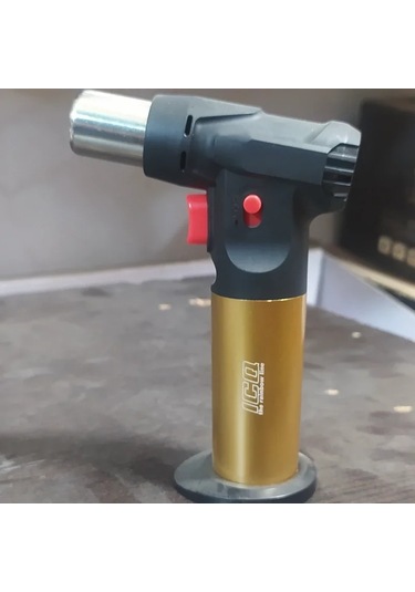 Pürmüz Çakmak Ayaklı Doldurulabilir 1300 Derece Kahverengi