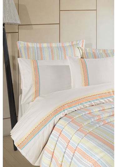 Elart Mellow Modern Çeyiz Paketi 7 Parça 240x250 Cm Tarçın Tarçın