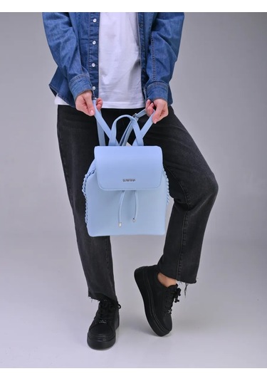 Daniele Patrici Deri Şehir Çantası A5 210533444 Açık Mavi