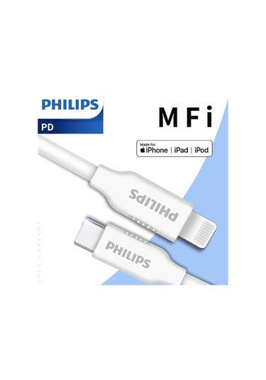 Philips Usb-c To Lightning Hızlı Şarj Ve Data Kablosu 1 Mt. Dlc2503v/51