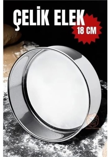 Metal Un Eleği 18 Cm Çok Renkli