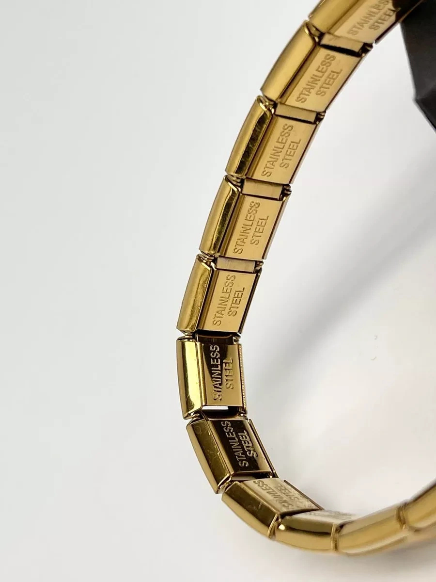 Lychee Nomination Bilezik Darıfıcatıon, Bileğe Değen Kısmi Bilezik 39792298 Altın