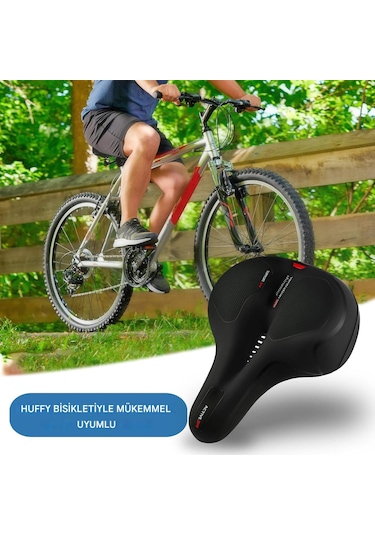 Bisiklet Koltuğu Kırmızı -Siyah