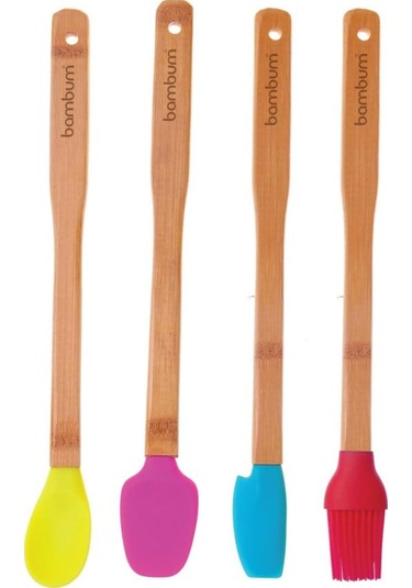 Bambum Zolly - 4'lü Spatula Seti Büyük