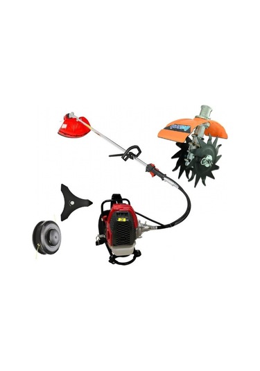 Garden Pro 520D Benzin Motorlu Tırpan + Baseh Çapalama Aparatı