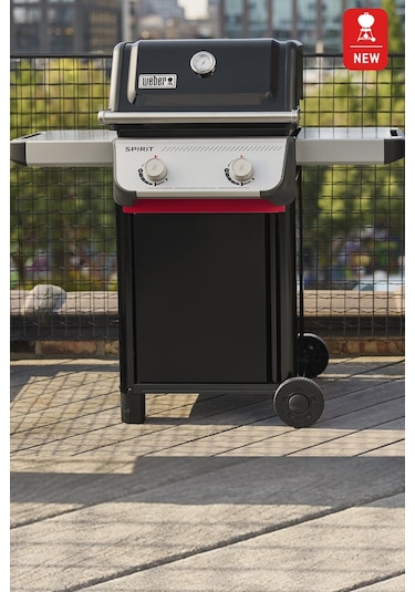 Weber Spirit 2025 Gazlı Barbekü&Mangal E-210 Siyah