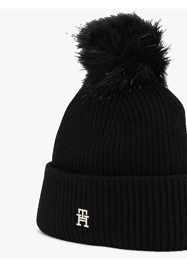 Tommy Hilfiger Tommy Hılfıger Kadın Bere Aw0aw16848-bds Siyah