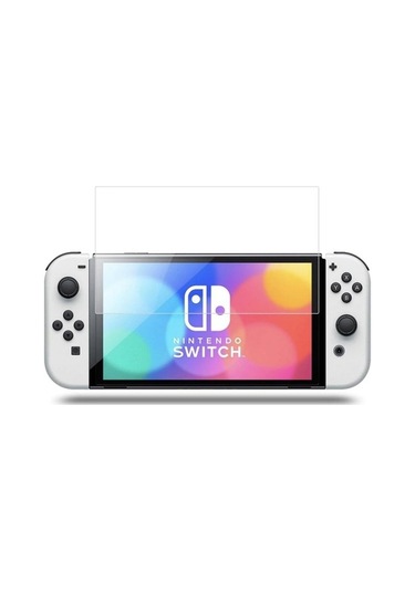 Cafele Seri-3 Temperli Nintendo Switch Oled Cam Ekran Koruyucu