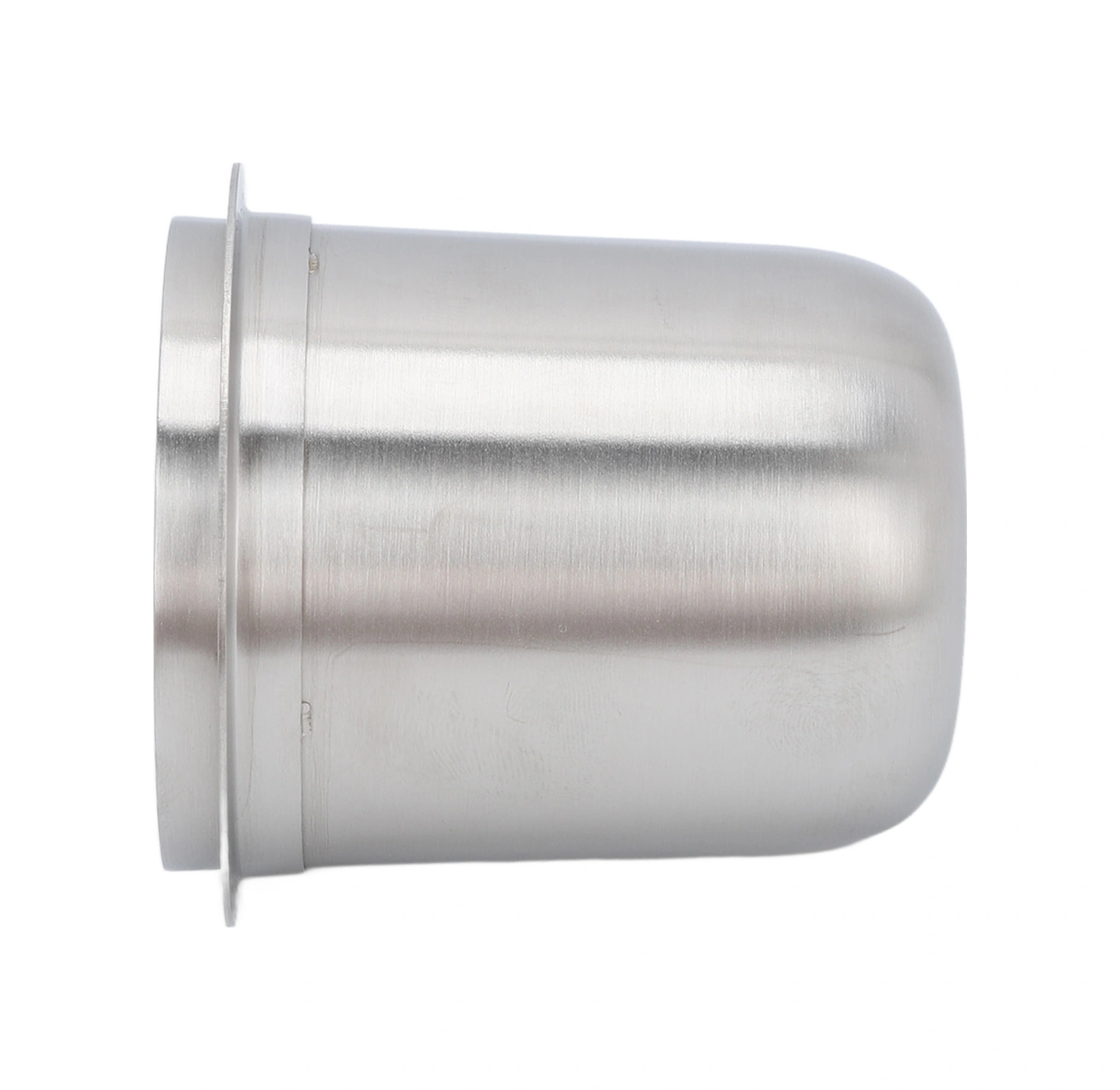 Fosenze Stainless Steel 150ml Kahve Toz Toplayıcı Kupa - 58mm İtalyan Kolu Uyumlu, Ellerden Bağımsız, Kolay Temizlenir Siyah - Gri