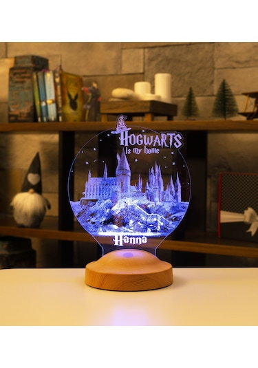 Kişiye Özel Harry Potter Hogwarts Led Lamba