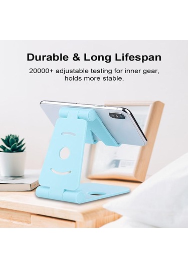 Gümüş Vaorlo Çok Açılı Ayarlanabilir Taşınabilir Telefon Tembel Montaj Evrensel Katlanabilir Tablet Telefon Standı Samsung Uyumlu İpad İçin