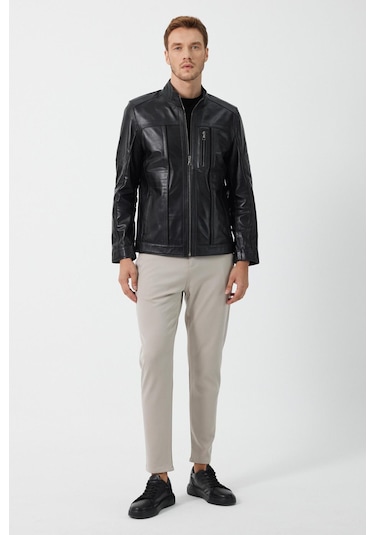 Tete Siyah Deri Mont Siyah