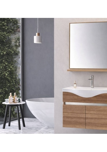 Orka - Dinar 5565 Etejerli Üst Modül Ayna Teak - 21dnr005540980 Teak