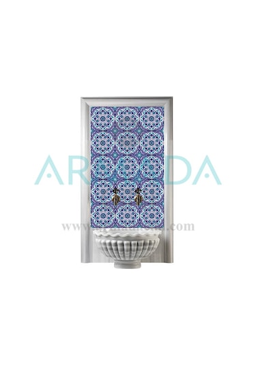 Armada Çini 60X100 CM Ac 92 Osmanlı Serigraf Türk Hamamı Pano