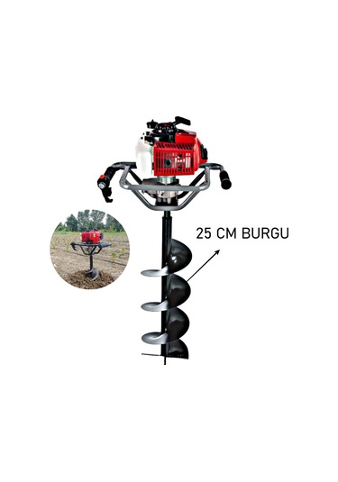 Ablacks C-52 Toprak Burgu Makinesi 25 CM Burgulu