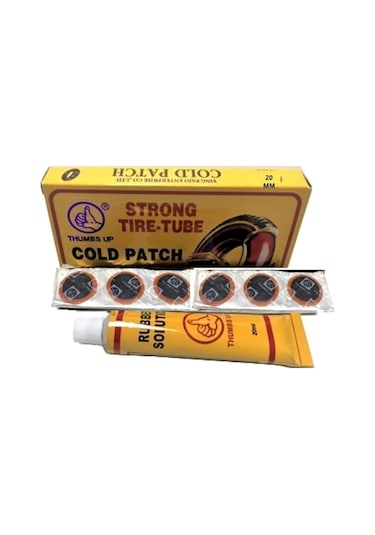 Hsgl Bisiklet Lastik Soğuk Yama Bisiklet Yedek Parça Tamir Kiti 64'lü 20 MM Siyah