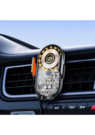 Apera Mt05 İndiksiyonlu Kablosuz Hızlı Şarj Hava Menfezi Araç İçi