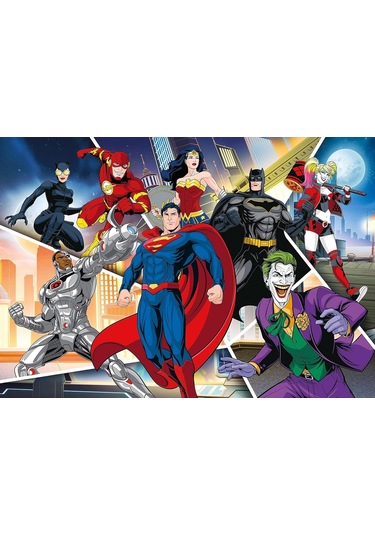 Clementoni 104 Parça Puzzle Dc Comics Justice League 25722