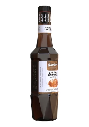 Saphori Tuzlu Karamel Aromalı Kokteyl Şurubu Tuzlu Karamel Şurubu 700 Ml