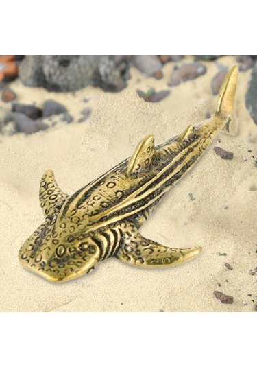 Suntek Mini Köpekbalığı Modeli El Yapımı Ev Dekoru Ofis 5.3cmx3.3cm