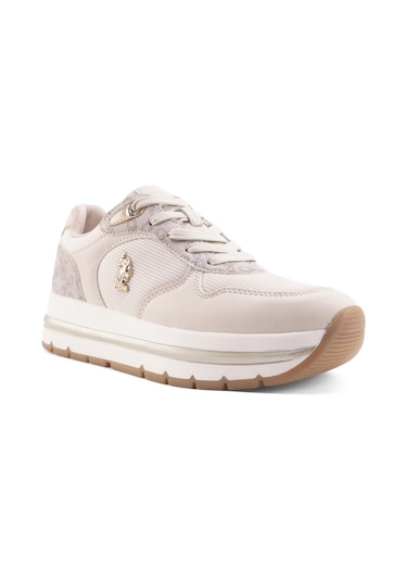 U.s. Polo Assn. Shery 5fx Bej Kadın Sneaker Bej