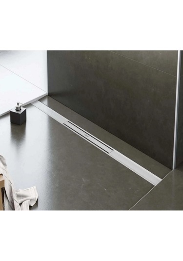 Hüppe River Duş Kanalı Yandan Çıkışlı 60 Cm Mat Satine Krom