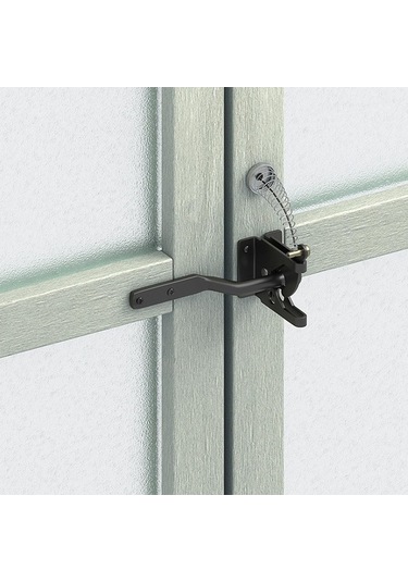 Besthome1 Suntek Çelik Çit Kapı Mandalı, Bahçe Dış Kapı Lock, Güvenlik Kilidi