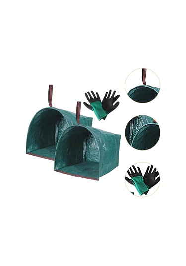 Homyl 2 Adet Tozpan Tipi Bahçe Torbaları Çim Parkları Için