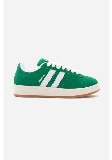 Tonny Black Kadın Yeşil Termo Taban Yanı Şeritli Bağcıklı Spor Ayakkabı Tbzer005 147 Yeşil