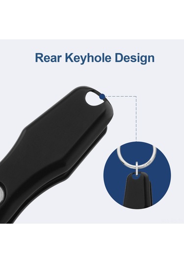 Reedark Stainless Steel Tırnak Kesici Seti - 13mm Geniş Açık, Spreyi Önleyen, Profesyonel Tırnak Dosyası İle Siyah 2'li Paket