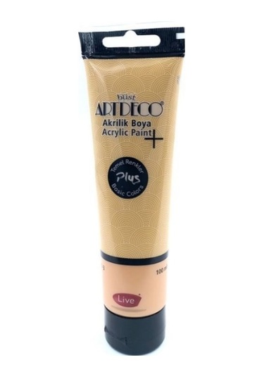 Plus Akrilik Boya 100ml Tüp 480 Okre 480 Okre