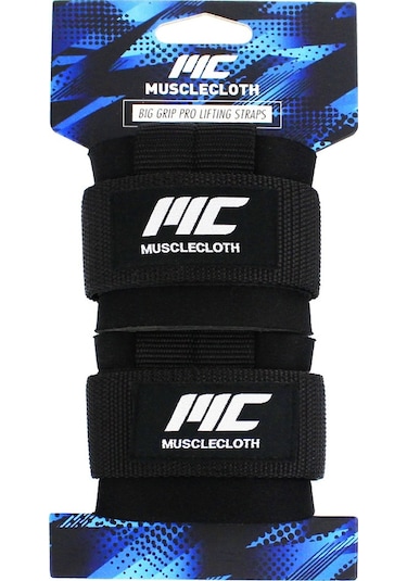 Musclecloth Big Grip Pro Lifting Straps Siyah-Standart Siyah