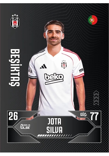 Eco Bundle - Beşiktaş - Pulse Futbolcu Kartları 2025/26 - 2 Paket