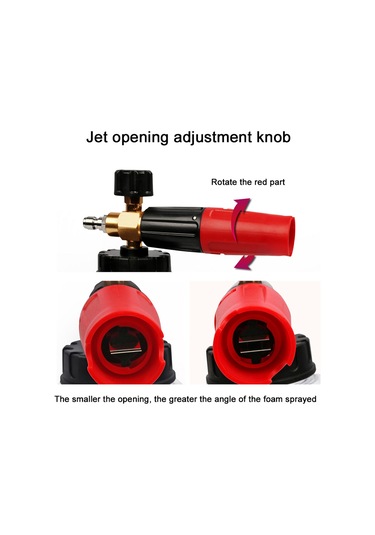 Mufunye Yüksek Basınçlı Araç Köpük Jeneratörü - 1000ml Hızlı Köpük Püskürtme Sistemi