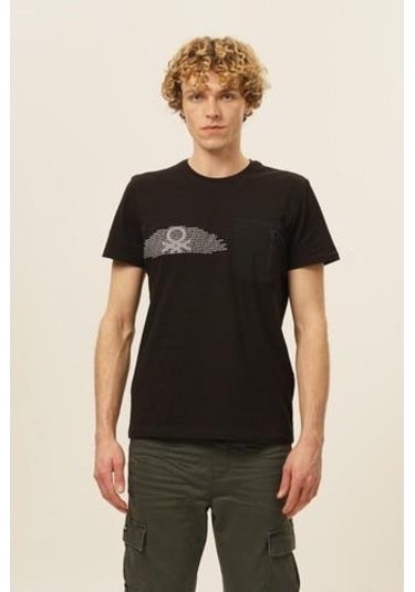 Benetton T-shırt Kırık Beyaz KIRIK BEYAZ