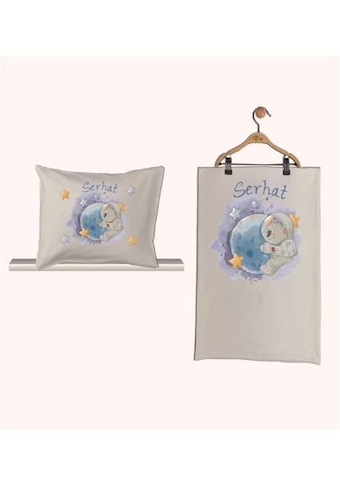 Pia Baby Gl 1939-02 İsme Özel Beşli Tulum Set Krem