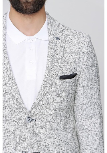 C 612 Slim Fit Siyah Spor Ceket Siyah