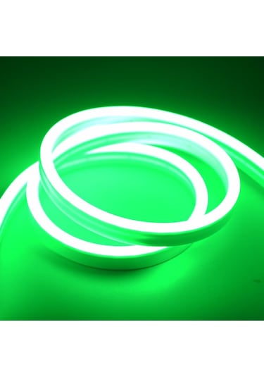 24v Neon Şerit Led Yeşil Işık