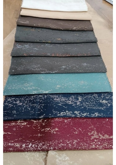 Polyester Fon Perde Co33 Özel Model Kahverengi