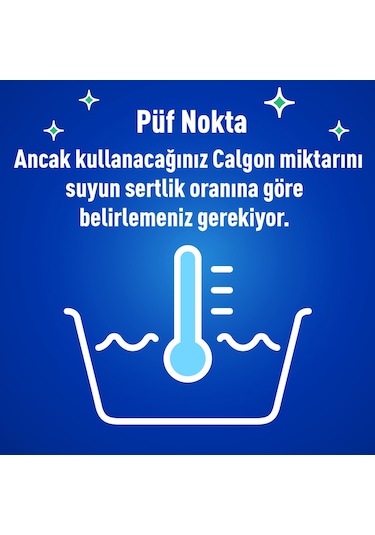 Calgon Çamaşır Makinesi Kireç Önleyici Toz Deterjan 1500 G