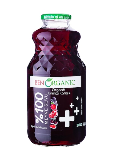 Benorganic Organik Karışık Kırmızı Meyve Suyu 946 ML