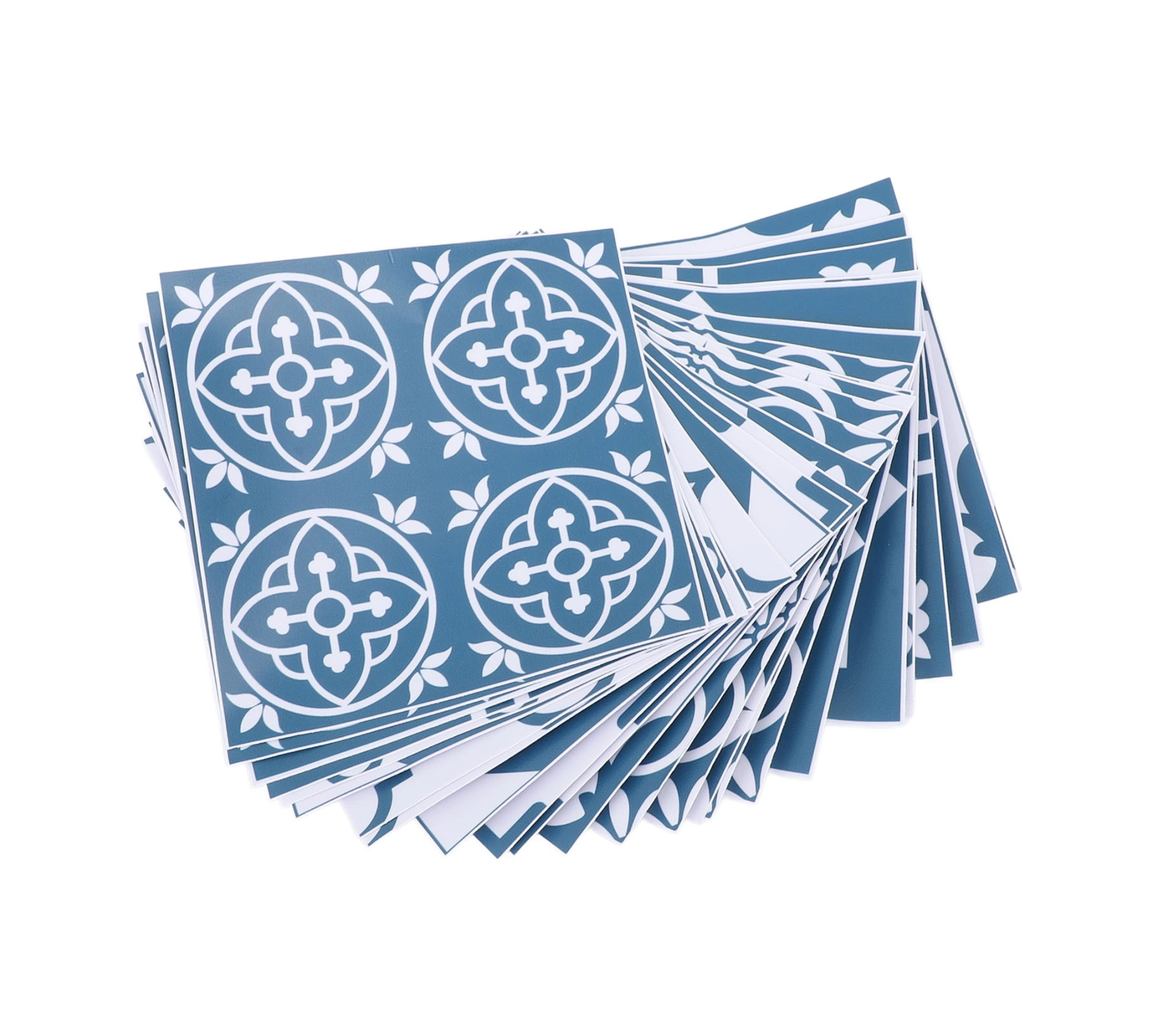 Geeroyoo 24 Adet Pvc Mdf Duvar Sticker, Suya Ve Yağa Dayanıklı, Otomatik Yapışkan, 15x15cm, Mutfak/banyo Dekorasyonu, Zanaatî Çiçek Desenli Diğer