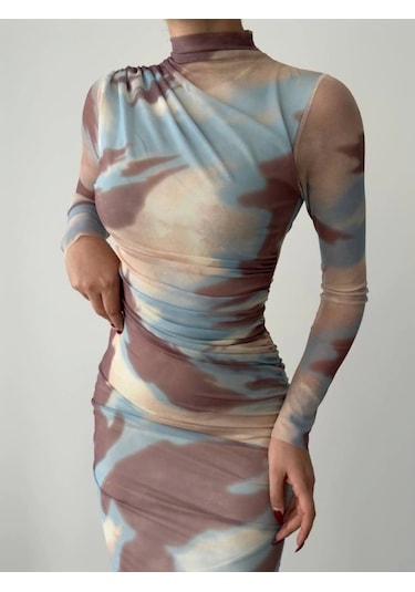 Alens Tül Elbise Krem