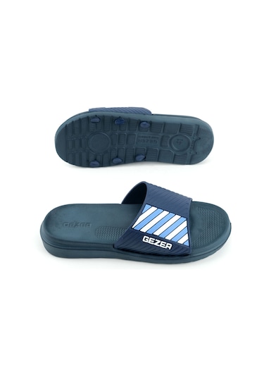 Gezer Yazlık Erkek Eva Ev Banyo Bahçe Havuz Plaj Terlik Lacivert
