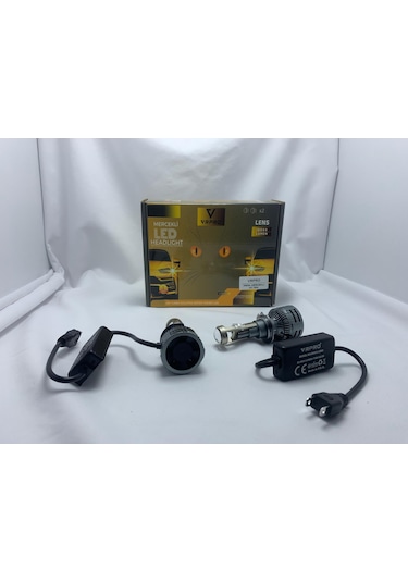 Vr Pro H7 Mega Mercekli Led Far Ampülü 22 Bin Lümen 75w