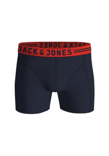 Jack & Jones Jack Jones Erkek Karışık Renkli 3'Lü Boxer 12113943 Çok Renkli