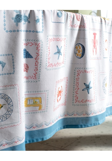 Garope Pamuklu Masa Örtüsü - Renkli - 150x150 Cm 8684427277911 Çok Renkli