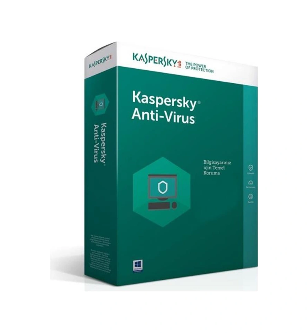 Kaspersky Antıvırus 3 Kullanıcı 1 Yıl