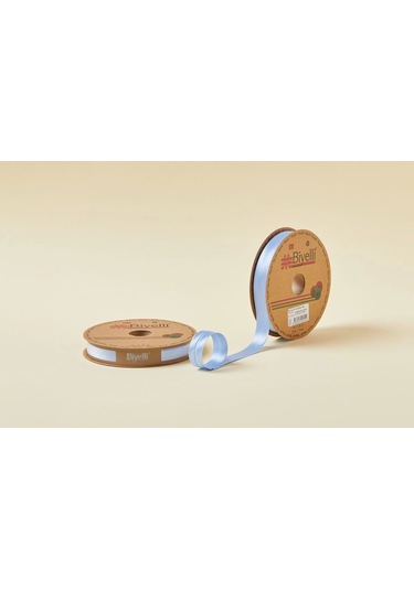 Biye Saten Katlı 052 Koyu Mavi 2 Cm 25 Metre %100 Polyester